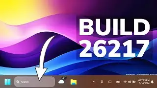 New Windows 11 Build 26217 – New Taskbar Change, AI Components Updates and Fixes (Canary)