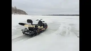 Вуктыл -Дутово на буране своим ходом по реке Печора!