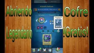 COFRE LEGENDARIO GRATIS Desafio dc2 Clash royale