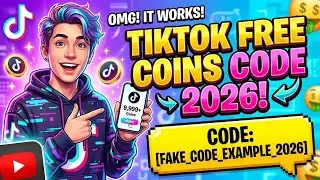 Free TikTok Coins Codes 2026 – Latest Working Promo Codes & Generators