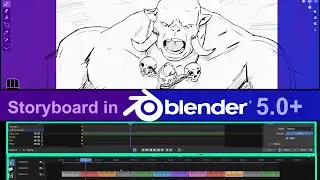 Blender Grease Pencil - Awesome NEW Storyboarding Workflow