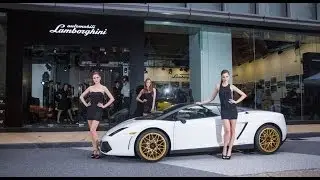 Lamborghini Pop-Up Museum in Hong Kong