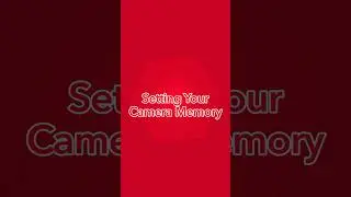 Sony Alpha Setting Camera Memory 1 2 3 dial customization 
