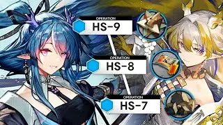 【Arknights】 HS-7, HS-8, HS-9 Ling 1op | Farming & Trust Guide (Trimmed Medal)