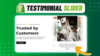 Shopify Testimonial Slider | Improve Trust with Customer Reviews