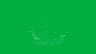 Green Screen - Chroma Key - Water Liquid 2