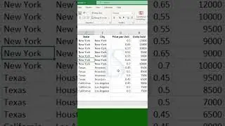 Convert data to Table Format in Excel Keyboard Shortcut Key