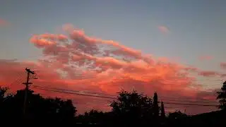 8/16/2023  Timelapse Clouds at Sunset