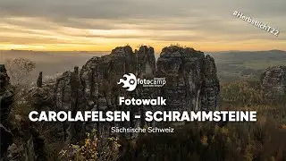 Fotowalk Carolafelsen - Schrammsteine | Elbsandsteingebirge | FotoCamp 2022 | #herbstlichT22