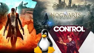 Linux Gaming | Hogwarts Legacy, Control og DmC