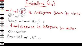 EQUİVALENT, MİLİEQUİVALENT TANIMI VE ÖRNEKLERLE AÇIKLAMA (eq, meq) (EKİVALAN, MİLİEKİVALAN)