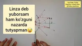 149-dars. Botiq va qavariq ko'zguda tasvir yasash.