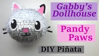 Gabby's Dollhouse Pandy Paws Piñata. DIY Piñata