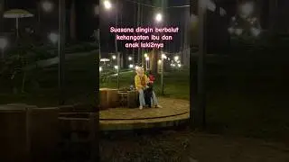 Cuaca dingin di tengah hutan Pinus Cikole Bandung