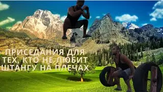 Приседания для тех кто не любит когда штанга на плечах