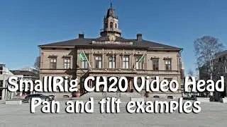 SmallRig CH20 Video Head Pan and Tilt examples