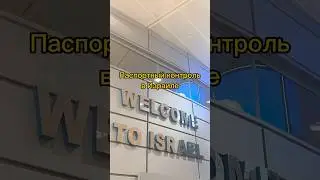 Паспортный контроль в Израиле. Тель-Авив. #путешествия #tiktok #shorts #рекомендации