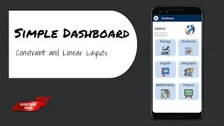 Dashboard UI Design for beginners in android studio