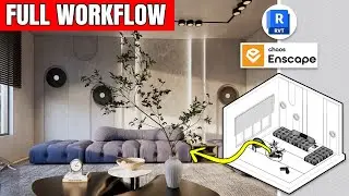 How to Create a Realistic Interior Render in Revit and Enscape | Full Workflow