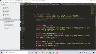 pemogrman web crud native - edit/ update data ke database