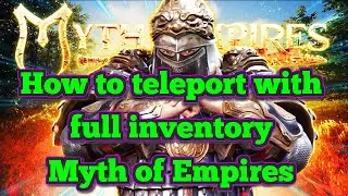 How to Teleport with full inventory Myth! HUGE BUG