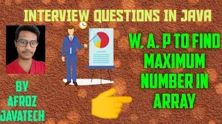 Print Max Number in array program in java[1 to 10]
