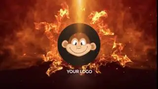 Fast Fire Logo Video Intro Animation