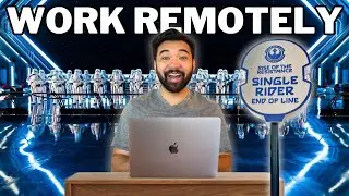 Single Rider on Rise of the Resistance!! Working Remotely from Galaxy's Edge | WFH at Disney Day 6