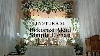 Contoh dekorasi Akad sederhana dirumah