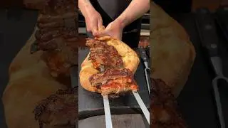 Свиные рёбра на мангале