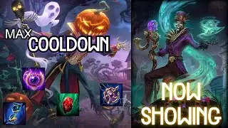 MAXIMUM HEALS 60% COOLDOWN WITH BAUBLE - SMITE BARON SAMEDI GAMEPLAY
