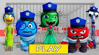 EMOTIONS EXE POLICE FAMILY PRISON ESCAPE ! SCARY OBBY #roblox