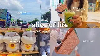 Vlog ⛅️ Homebody Enjoying A Day Out Alone, Starbucks, Daiso, Aesthetic Hair Accessories, Shopping