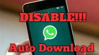 How To Disable Whatsapp Auto Download | Save Your Data | Without Any App | Whatsapp Trick 2017 |