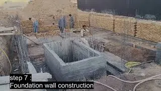 9 step Strong house foundation in Pakistan step by step || 20 days work in 2 min || Engineering work