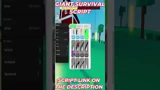 Giant Survival Script GUI | Auto Get Cash | Damage On Giant 