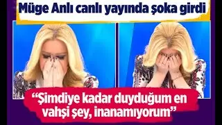 Müge Anlı duydukları karşısında şoka girdi! Duyduğum en vahşi şey, inanamıyorum