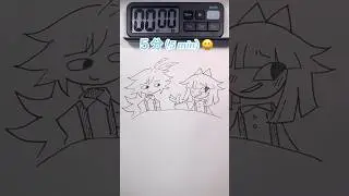 【Claire x Engel】を5秒、10秒、1分、5分で描く!! Drawing Claire x Engel in 5sec,10sec,1mins,5mins 