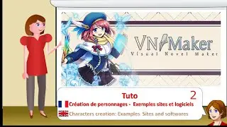 Tuto 2 : Création de personnages/  Characters creation -  Websites and softwares examples