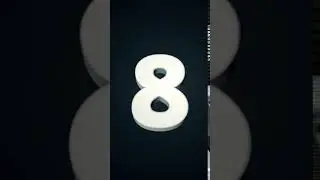 Countdown animation from 10 to 0