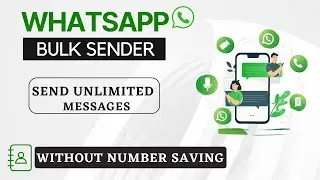 How to send whatsapp bulk whatsapp message with excel | whatsapp with excel