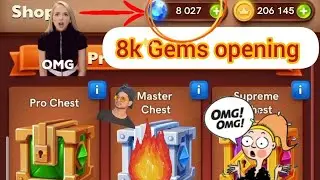 8K gems unboxing tufaan Maya opning Carrom disc pool #miniclip #carrompool