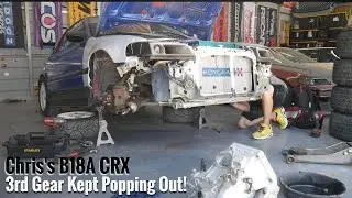 No Talk, Just Wrenching - Swapping Transmissions on a B18 CRX - Let's hope it works! ASR 6/8/24