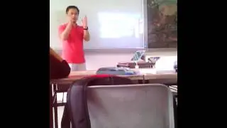 Statistics class w/ Mr. Fajar