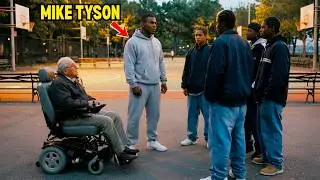 Mike Tyson Sees 5 Teens Bullying Disabled Elder on Basketball Court – What He Did Next...!