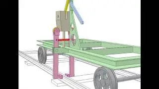 Parking brake for railway cart