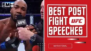 Motivational UFC Post Fight Speeches @ufc