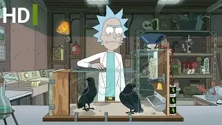 Rick and two Crows training - Rick and Morty  Season 5 (Rick and Morty Clips)