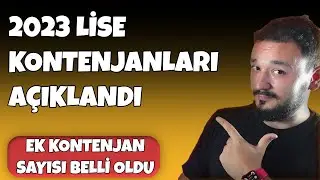 2023 Lise Kontenjanları AÇIKLANDI !! Okul Puanları Nasıl Belli Olacak ?