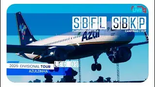 🔴 FLIGHT SIMULATOR 2020  -  Florianópolis ✈ Campinas I AZUZINHA 2025 ' DIVISIONAL TOUR